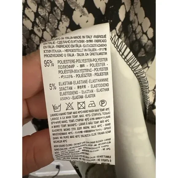 Rinascimento Made In Italy Womens Size S Dress Sleeveless Bodycon Print - Picture 10 of 10